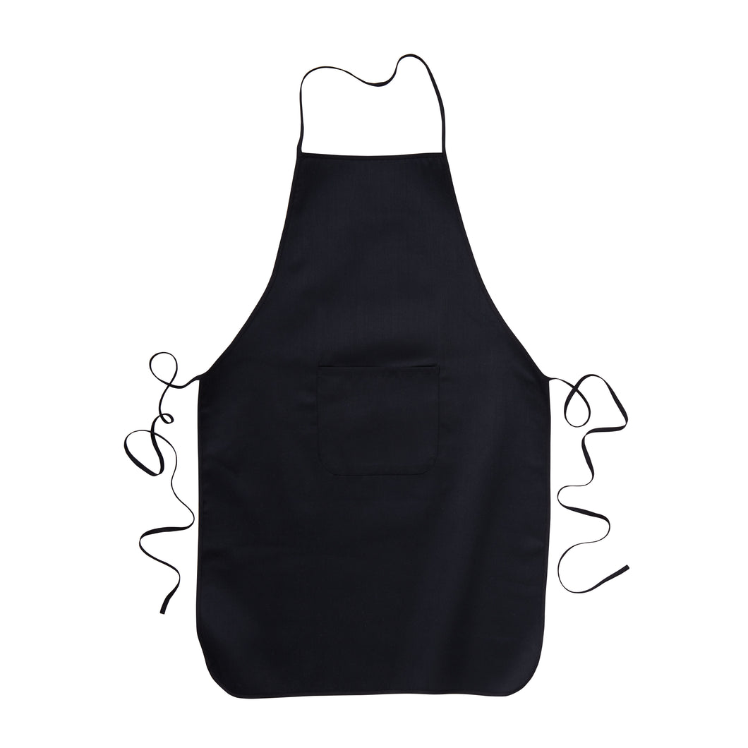 grembiuli e cappelli chef personalizzati in cotone colore nero_nero 1183188 VAR01