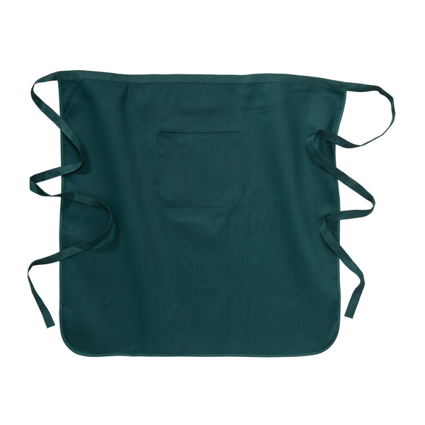 grembiuli e cappelli chef promozionali in cotone colore verde_verde 1183189 VAR02