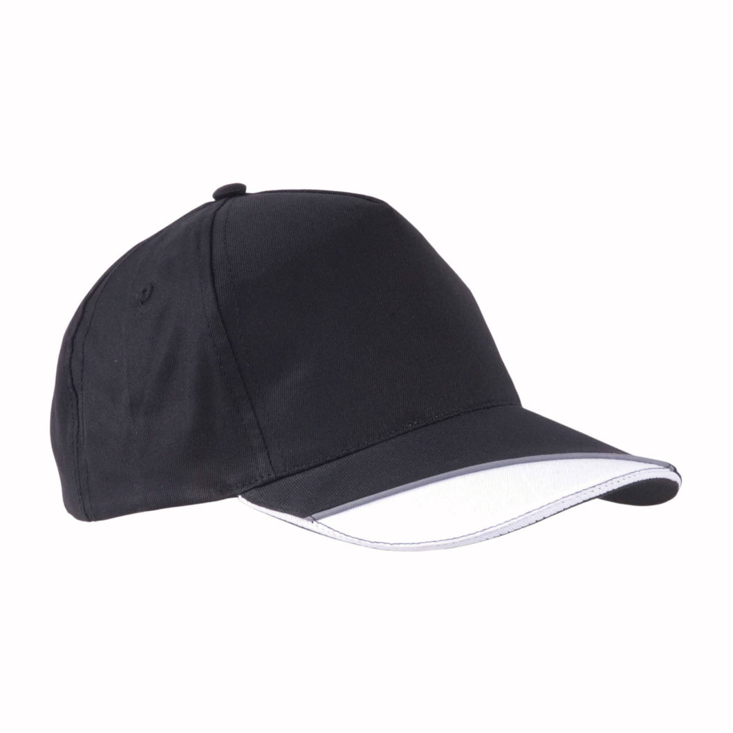 cappellini personalizzati in cotone colore nero_nero 1184019 VAR01