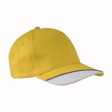 Carica l&#39;immagine nel visualizzatore di Gallery, cappellini personalizzabili in cotone colore giallo_giallo 1184019 VAR04
