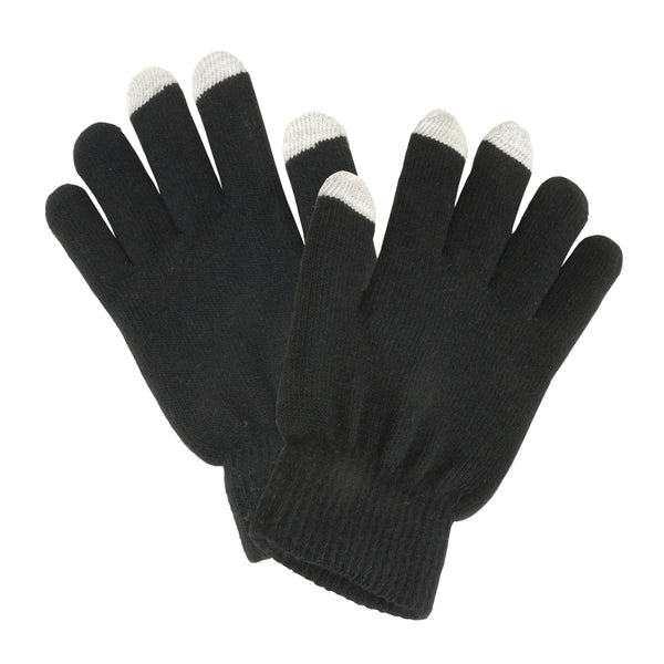 sciarpe e guanti personalizzate in acrilico colore nero_nero 1184021 VAR01