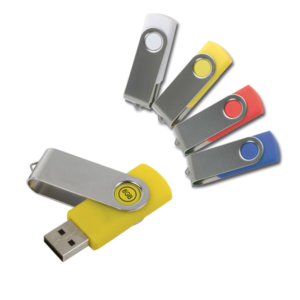 Carica l'immagine nel visualizzatore di Gallery, chiavette USB da personalizzare in abs colore bianco_bianco 1184185 DET01
