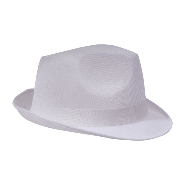 cappellini da personalizzare in poliestere colore bianco_bianco 1185024 VAR02