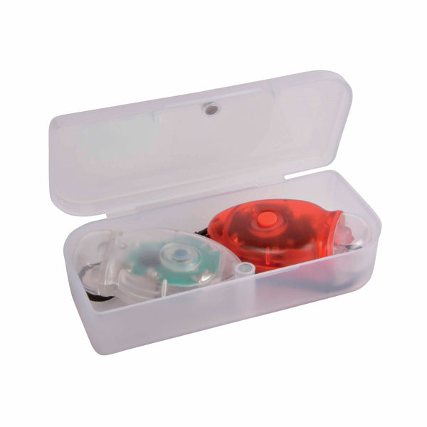 Carica l&#39;immagine nel visualizzatore di Gallery, accessori biciclette personalizzabili in abs colore rosso-bianco_rosso 1185127 DET02
