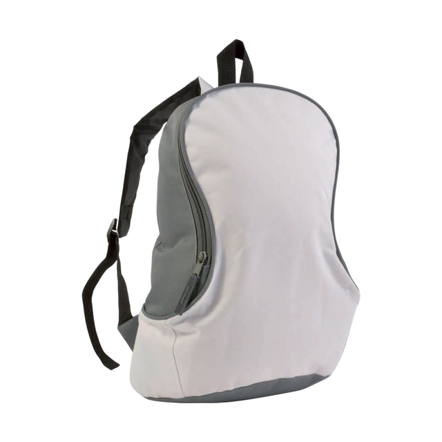 zaini sportivi da personalizzare in poliestere colore bianco_bianco 1185837 VAR02