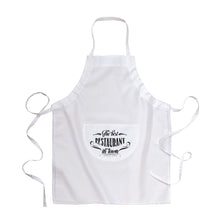 Carica l&#39;immagine nel visualizzatore di Gallery, grembiuli e cappelli chef da personalizzare in cotone 30% colore bianco_bianco 1186129 DET01
