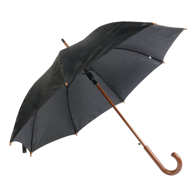 ombrelli classici personalizzati in poliestere colore nero_nero 1186218 VAR01