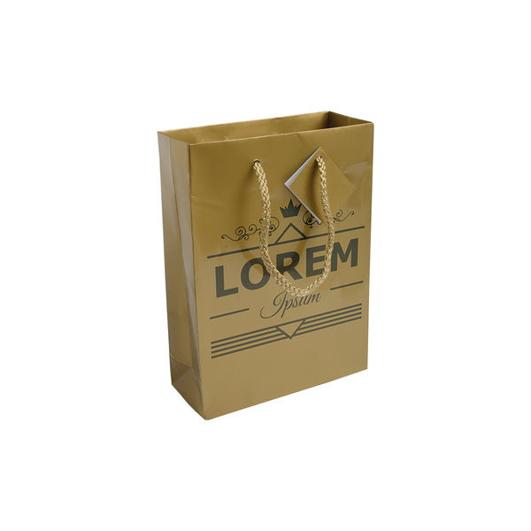 Carica l&#39;immagine nel visualizzatore di Gallery, borse shopper pubblicitarie in carta colore oro_oro 1186840 DET01
