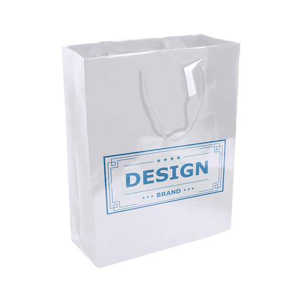 Carica l&#39;immagine nel visualizzatore di Gallery, borse da personalizzare in carta colore bianco_bianco 1186843 DET01

