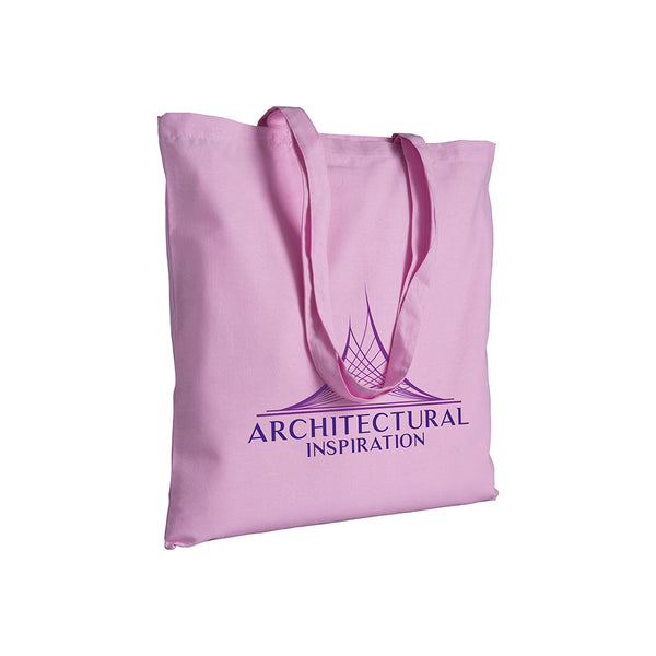 Carica l&#39;immagine nel visualizzatore di Gallery, shopper stampate con logo in cotone colore rosa_rosa 1186862 DET03
