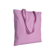 shopper stampate con logo in cotone colore rosa_rosa 1186862 VAR07