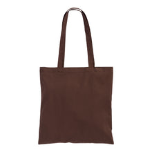 Carica l&#39;immagine nel visualizzatore di Gallery, borse shopper stampate con logo in cotone colore marrone_marrone 1186862 DET02

