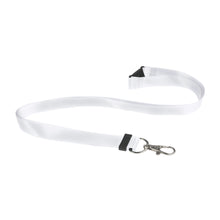 Carica l&#39;immagine nel visualizzatore di Gallery, portabadge da personalizzare in poliestere colore bianco_bianco 1187148 VAR02
