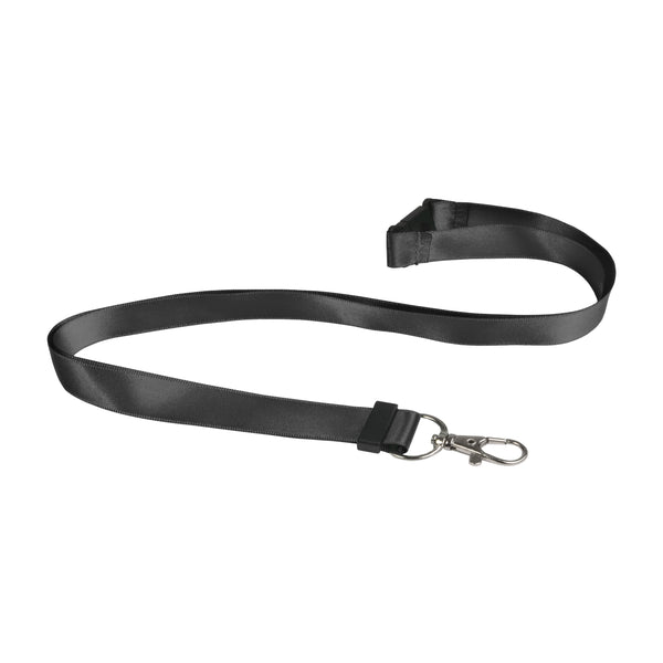 portabadge e lanyard personalizzati in poliestere colore nero_nero 1187148 VAR01
