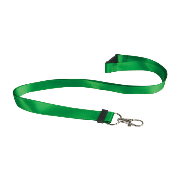 portabadge promozionali in poliestere colore verde_verde 1187148 VAR07