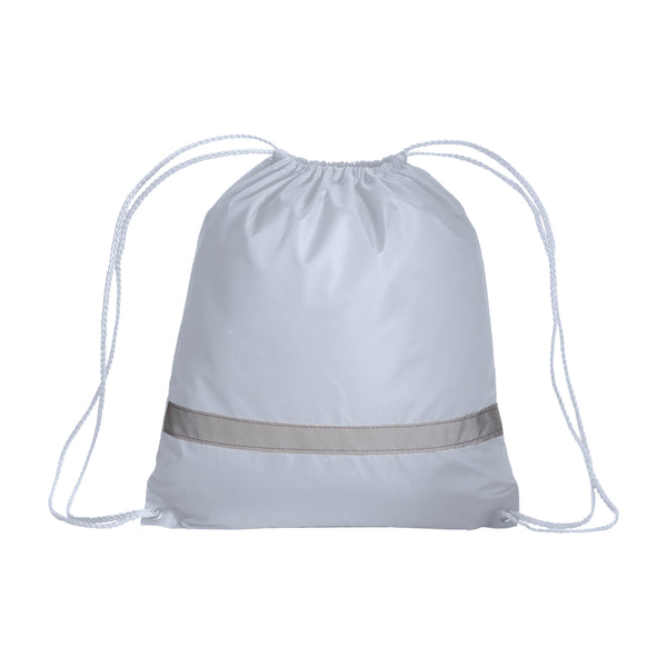 Carica l&#39;immagine nel visualizzatore di Gallery, zainetti a sacco da personalizzare in poliestere colore bianco_bianco 1187836 DET01
