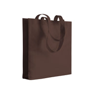 borse shopper stampate con logo in tnt colore marrone_marrone 1187837 VAR12