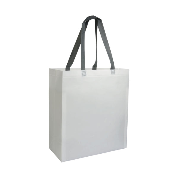Carica l&#39;immagine nel visualizzatore di Gallery, shopper da personalizzare in tnt colore bianco_bianco 1187838 DET03
