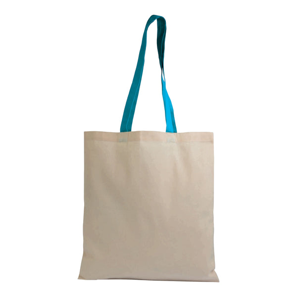 Carica l&#39;immagine nel visualizzatore di Gallery, borse stampate con logo in cotone colore celeste_azzurro 1187839 DET03
