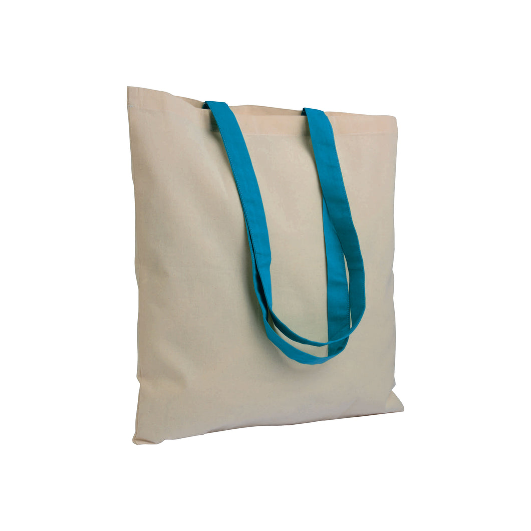 borse stampate con logo in cotone colore celeste_azzurro 1187839 VAR03