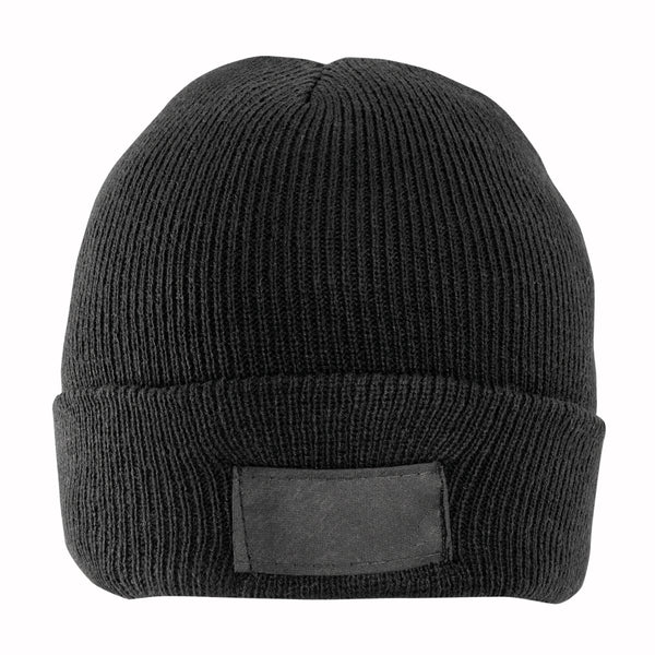 cuffie e berretti personalizzate in poliestere colore nero_nero 11234832 VAR01