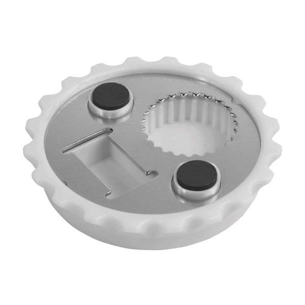Carica l&#39;immagine nel visualizzatore di Gallery, cavatappi apribottiglie e tappi da personalizzare in abs colore bianco_bianco 1188118 DET03
