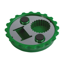 Carica l&#39;immagine nel visualizzatore di Gallery, cavatappi apribottiglie e tappi promozionali in abs colore verde_verde 1188118 DET01
