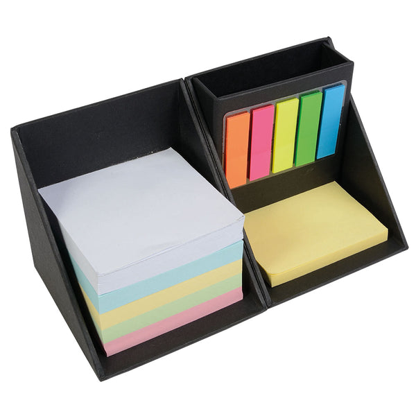 post-it memo ed evidenziatori personalizzati in cartone colore nero_nero 1188122 VAR02