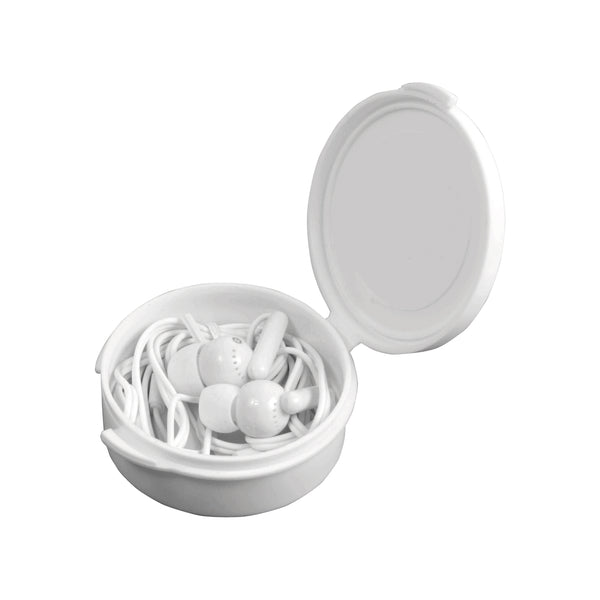 Carica l&#39;immagine nel visualizzatore di Gallery, auricolari con filo da personalizzare in plastica colore bianco_bianco 1188191 DET03
