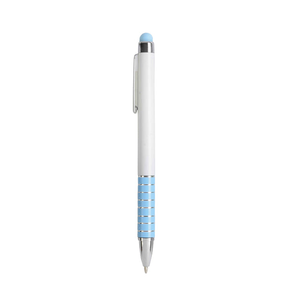 Carica l'immagine nel visualizzatore di Gallery, penne touchscreen per tablet stampate con logo in plastica colore celeste_azzurro 1188535 DET01

