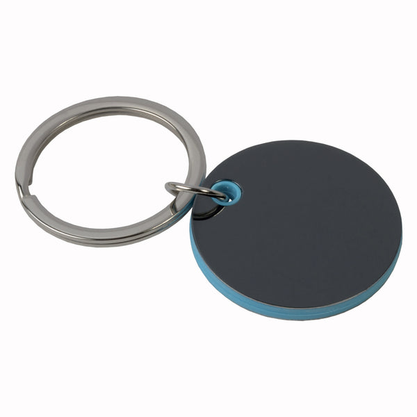 portachiavi pubblicitari in metallo colore celeste_azzurro 1188628 VAR02