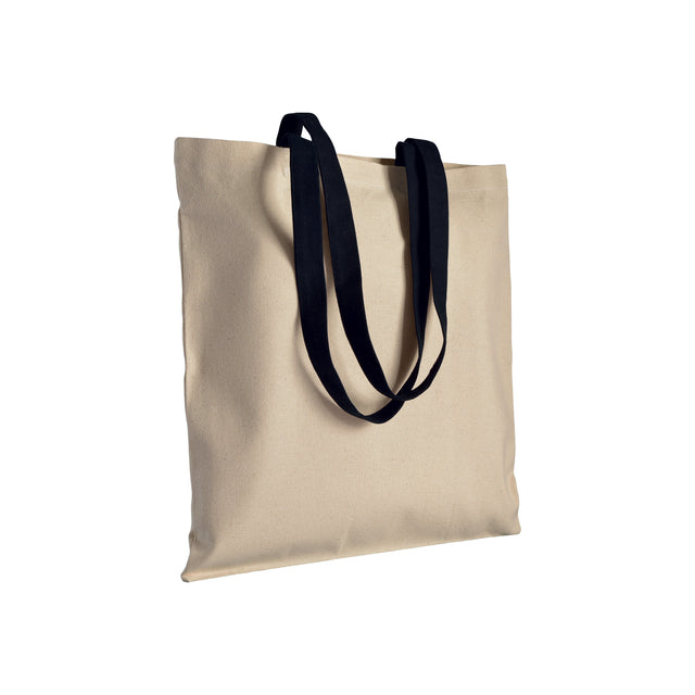 shopper personalizzate in cotone colore nero 1188823 VAR01