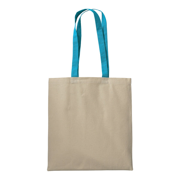 Carica l&#39;immagine nel visualizzatore di Gallery, borse shopper stampate con logo in cotone colore celeste_azzurro 1188823 DET03
