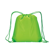 Carica l&#39;immagine nel visualizzatore di Gallery, zainetti a sacco promozionali in poliestere colore verde-mela_verde 1188834 DET01
