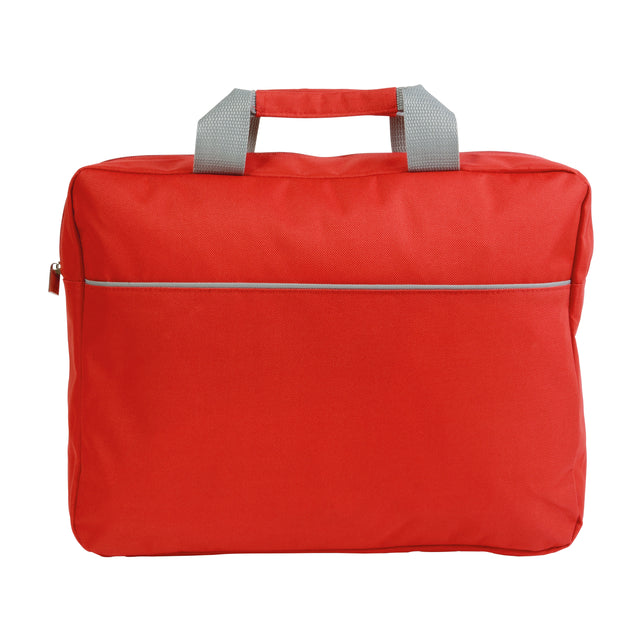 borse porta PC e documenti promozionali in poliestere colore rosso_rosso 1188839 VAR02