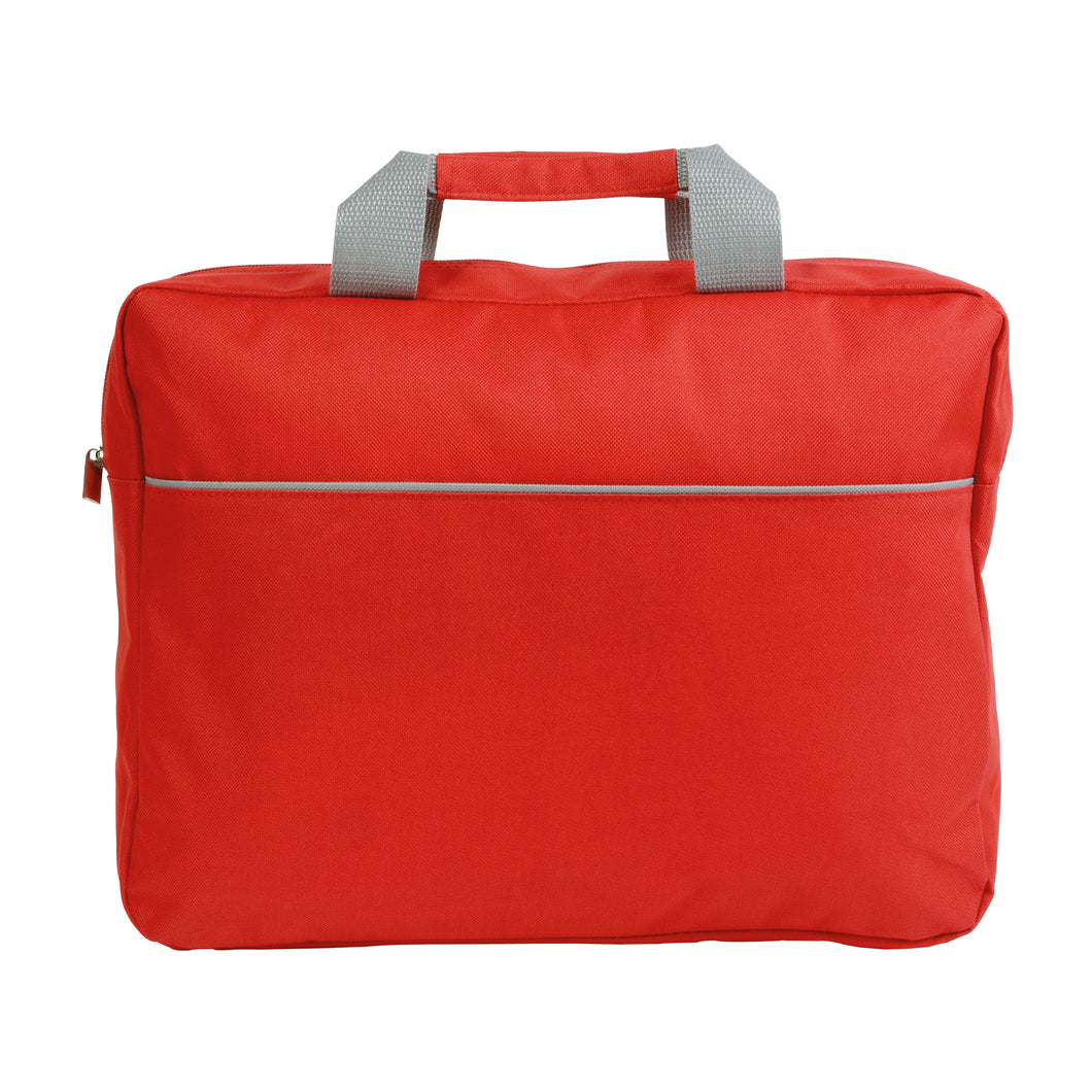 borse porta PC e documenti promozionali in poliestere colore rosso_rosso 1188839 VAR02