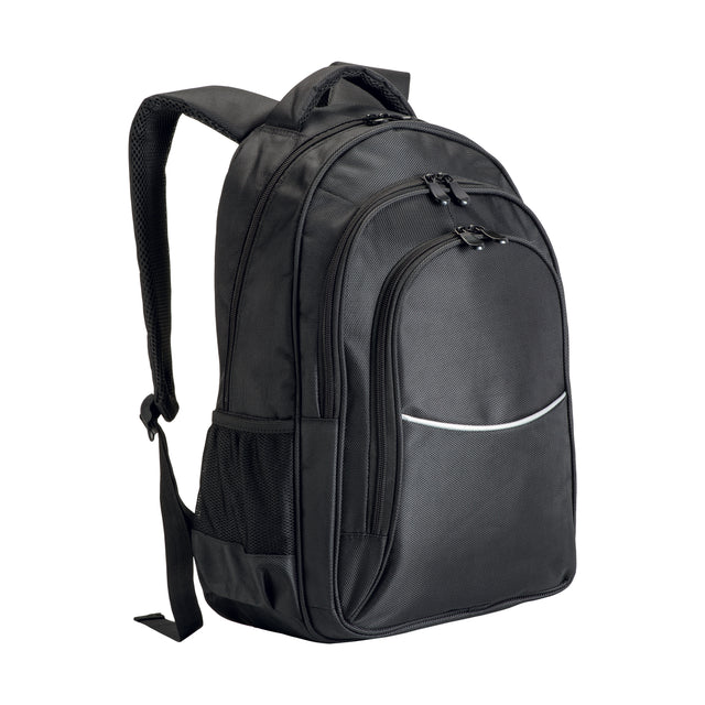 zaini porta PC da personalizzare in poliestere colore grigio_grigio 1188856 VAR01