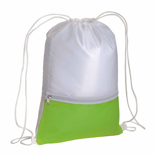 zainetti a sacco promozionali in poliestere colore verde-mela_verde 1188858 VAR05