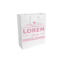 Carica l&#39;immagine nel visualizzatore di Gallery, borse shopper da personalizzare in carta colore bianco_bianco 1188863 DET01
