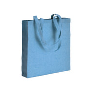 borse shopper stampate con logo in cotone colore celeste_azzurro 1188870 VAR04