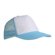 Carica l&#39;immagine nel visualizzatore di Gallery, cappellini pubblicitari in poliestere colore celeste_azzurro 1189018 VAR04
