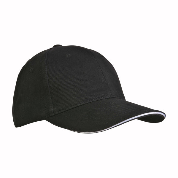 cappellini personalizzati in cotone colore nero_nero 1189022 VAR01