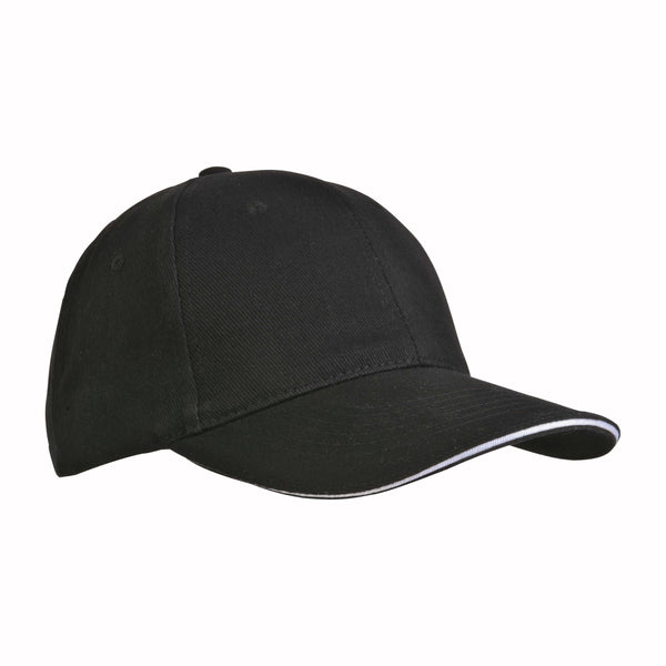 cappellini personalizzati in cotone colore nero_nero 1189022 VAR01