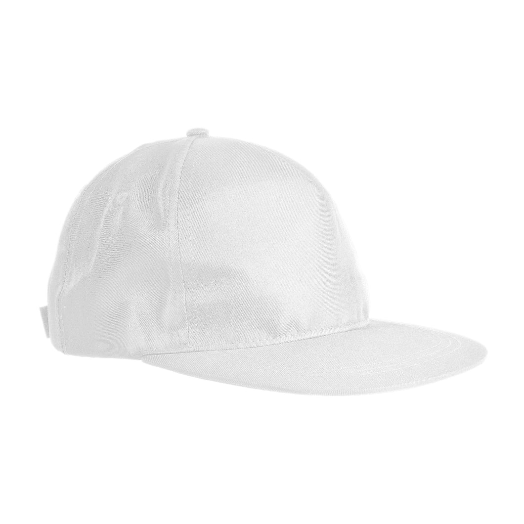 cappellini da personalizzare in poliestere colore bianco_bianco 1189024 VAR01