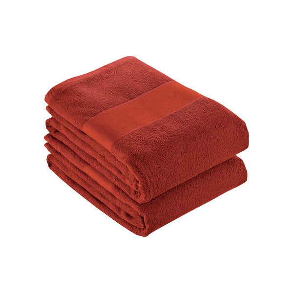 asciugamani personalizzabili in cotone colore rosso_rosso 1189137 VAR03