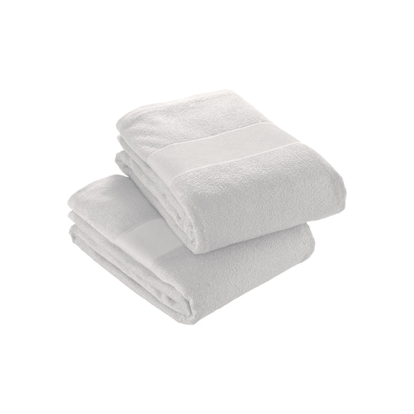 asciugamani da personalizzare in cotone colore bianco_bianco 1189148 VAR01