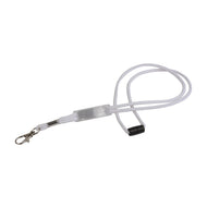portabadge da personalizzare in poliestere colore bianco_bianco 1189177 VAR03