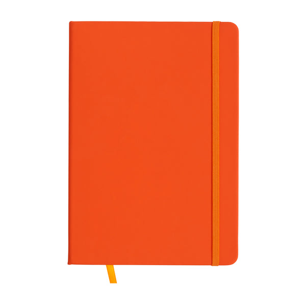 block notes e taccuini promozionali in pu colore arancione_arancione 1189192 VAR05