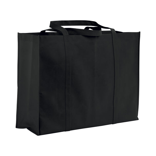 borse shopper personalizzate in tnt colore nero 1189823 VAR01