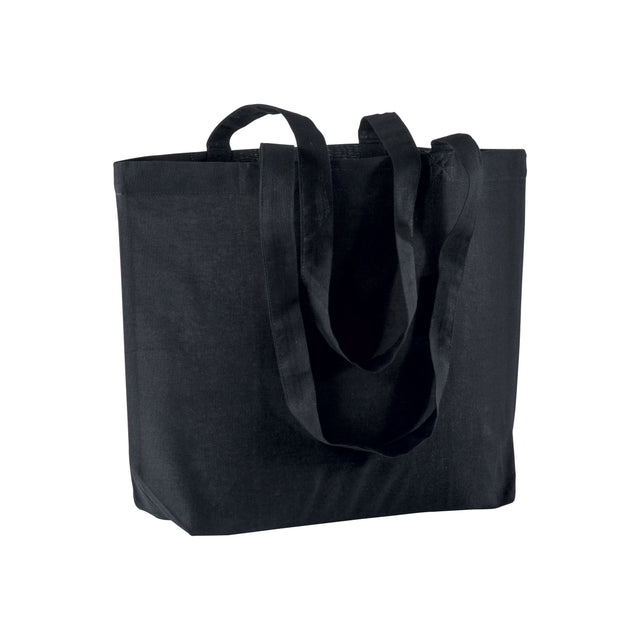 borse shopper personalizzate in cotone colore nero_nero 1189825 VAR02